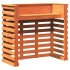 Mesa alta bar de jardín madera pino marrón cera 113,5x50x103