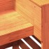 Mesa alta bar de jardín madera pino marrón cera 113,5x50x103