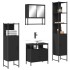 Juego de muebles de baño 4 pzas madera contrachapada