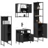 Juego de muebles de baño 4 pzas madera contrachapada