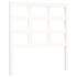 Estructura de cama sin colchón madera maciza blanca 90x190