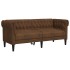 Sofá chesterfield de 2 plazas tela