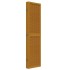 Biombo separador de 6 paneles madera maciza paulownia