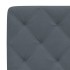 Estructura de cama sin colchón terciopelo gris oscuro