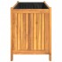 Jardinera con forro madera maciza de acacia 99,5x38x50