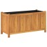 Jardinera con forro madera maciza de acacia 99,5x38x50