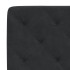 Cama con colchón terciopelo negro 140x190