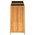 Jardinera con forro madera maciza de acacia 100x50x100