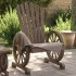 Sillones de jardín Adirondack 4 uds madera maciza de
