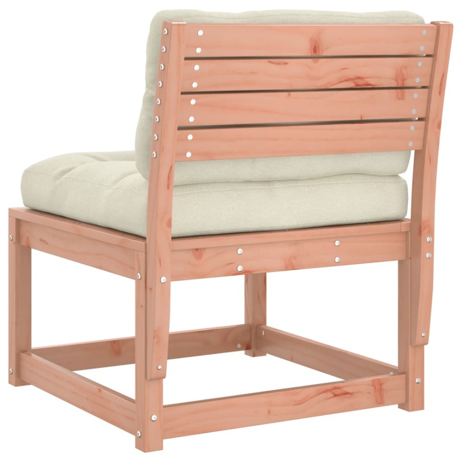 Sofás de jardín con cojines 2 uds madera maciza abeto