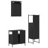 Juego de muebles de baño 3 pzas madera contrachapada