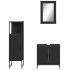 Juego de muebles de baño 3 pzas madera contrachapada