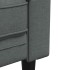 Sofá Chesterfield de 2 plazas tela gris