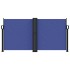Toldo lateral retráctil azul 120x600
