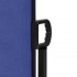 Toldo lateral retráctil azul 120x600