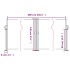 Toldo lateral retráctil crema 140x600