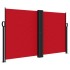 Toldo lateral retráctil rojo 140x600