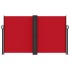 Toldo lateral retráctil rojo 140x600