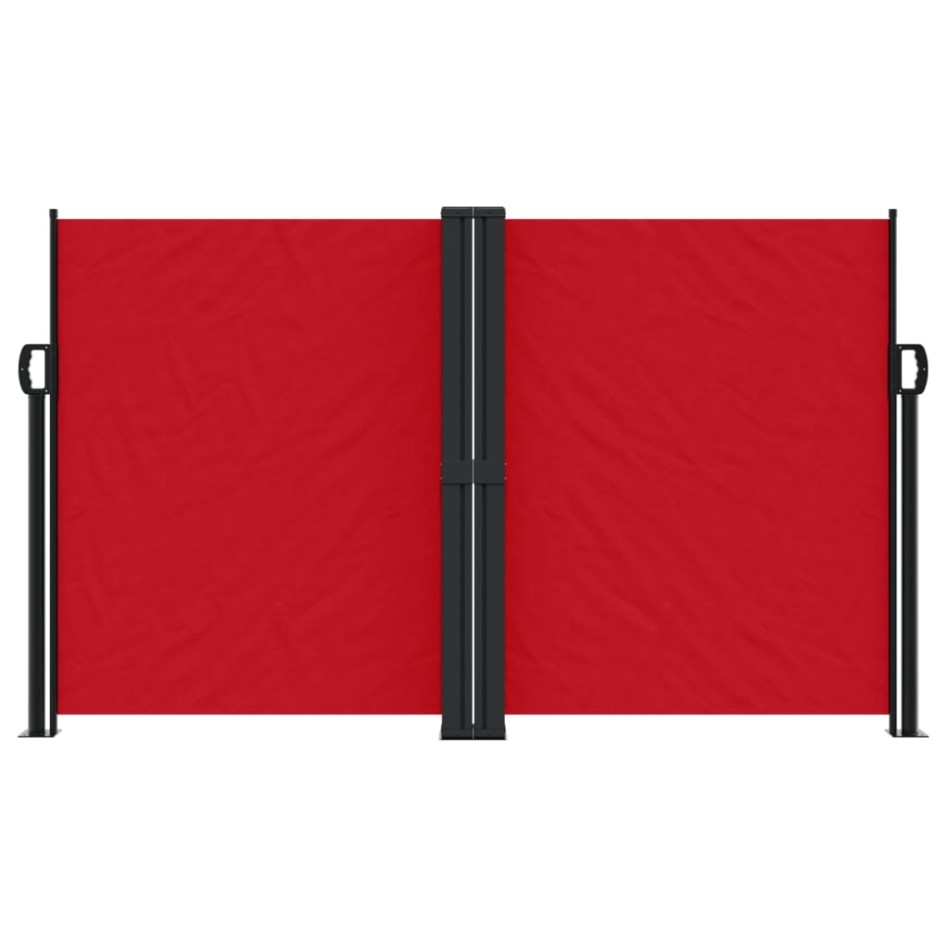 Toldo lateral retráctil rojo 140x600