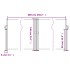Toldo lateral retráctil rojo 140x600