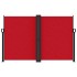 Toldo lateral retráctil rojo 160x600