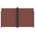 Toldo lateral retráctil marrón 200x600