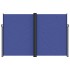 Toldo lateral retráctil azul 220x600