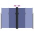 Toldo lateral retráctil azul 220x600