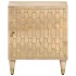 Mesitas de noche 2 uds madera maciza de mango 40x33x46