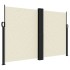 Toldo lateral retráctil crema 160x600