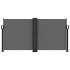 Toldo lateral retráctil gris antracita 120x1000