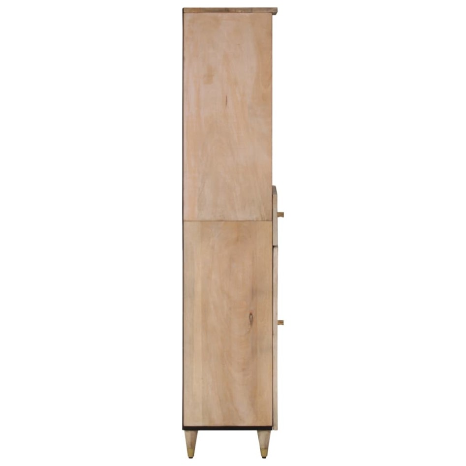 Mueble de baño madera maciza de mango 38x33x160