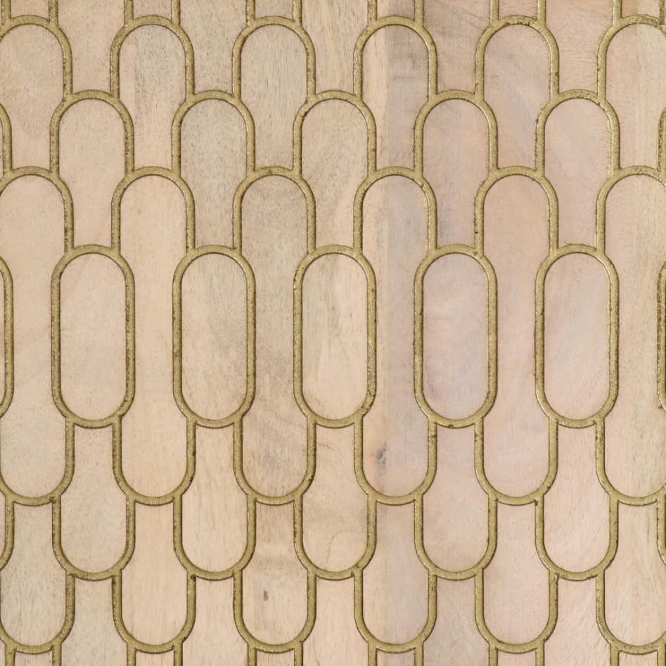 Mueble de baño madera maciza de mango 38x33x160