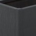 Jardinera con enrejado PP gris oscuro 80x36x140