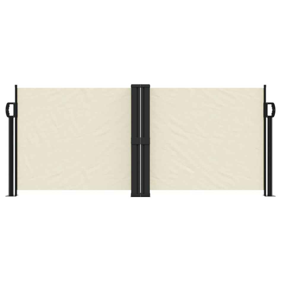 Toldo lateral retráctil crema 100x600