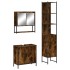 Set de muebles baño 3 pzas madera contrachapada roble