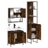 Set de muebles baño 3 pzas madera contrachapada roble