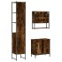 Set de muebles baño 3 pzas madera contrachapada roble