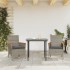 Sillones de jardín con cojines 2 uds ratán sintético