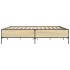 Estructura cama madera ingeniería metal roble Sonoma 180x200