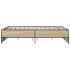 Estructura cama madera ingeniería metal roble Sonoma 120x200