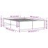 Estructura cama madera ingeniería metal roble Sonoma 120x200