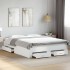 Cama con cajones madera de ingeniería blanco 140x200
