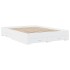 Cama con cajones madera de ingeniería blanco 140x200