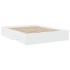Cama con cajones madera de ingeniería blanco 140x200