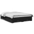Estructura cama con cajones madera ingeniería negra 160x200