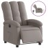 Sillón reclinable eléctrico tela gris
