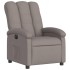 Sillón reclinable eléctrico tela gris