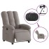 Sillón reclinable eléctrico tela gris