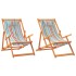 Sillas de playa plegables 2 unidades tela